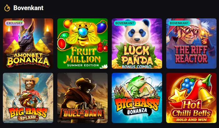 AmonBet Casino games